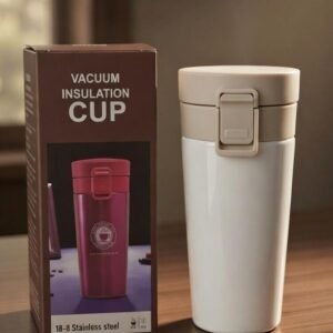 White Push Button Tumbler